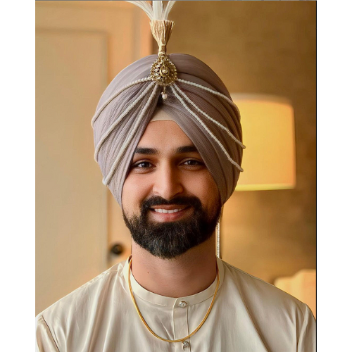 Sunny Singh wearing a professionally tied turban